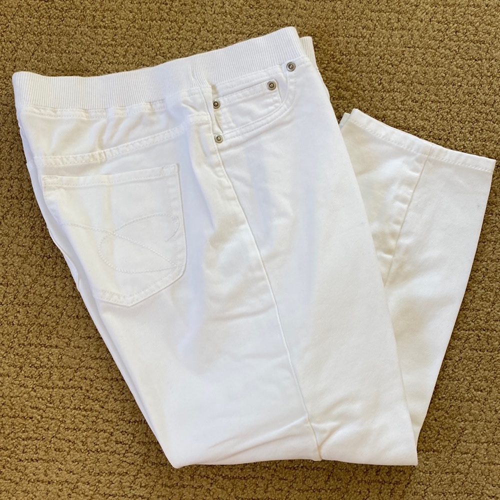 Chico’s Platinum white denim jeans Chico 2 USA 12